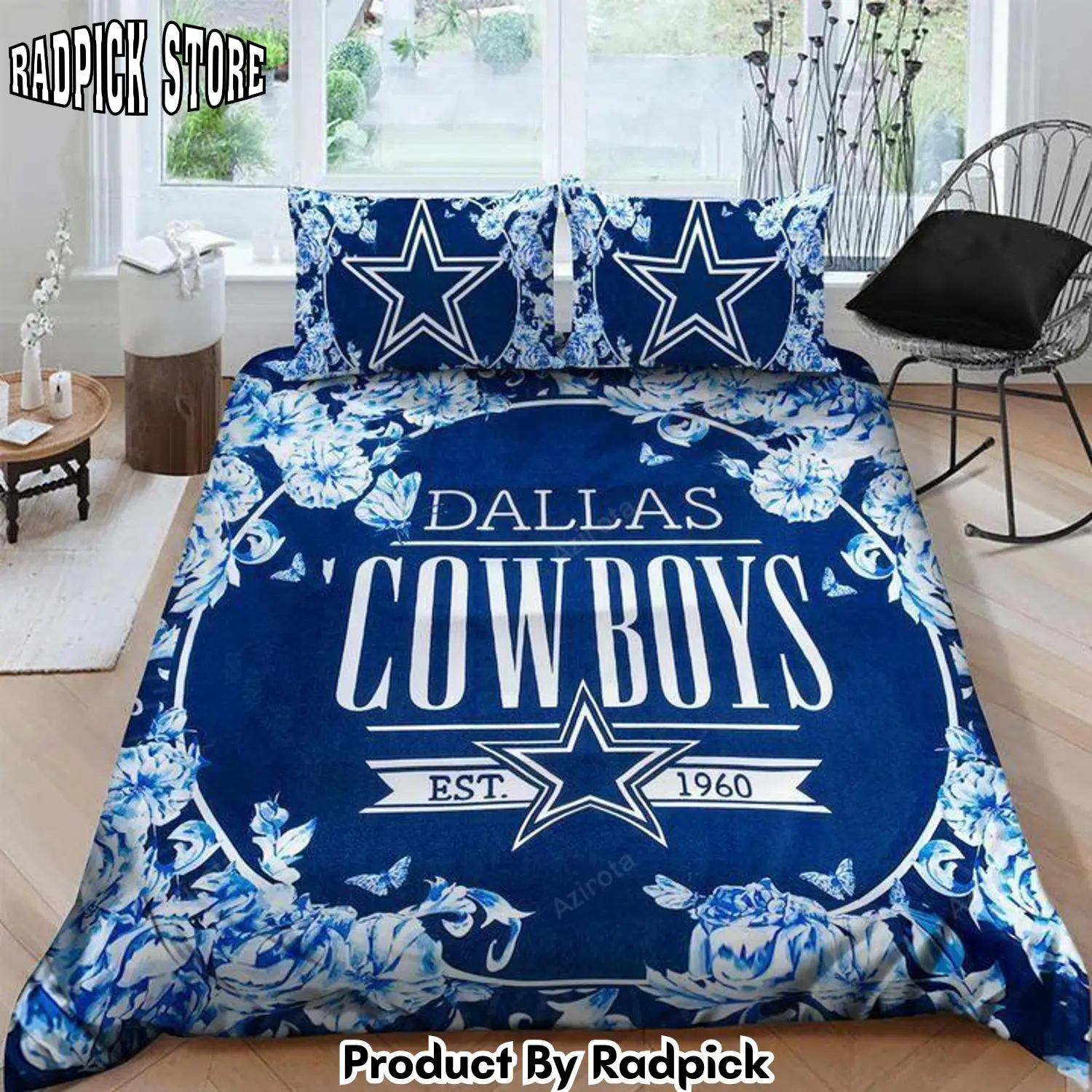 Radpick v6 dallas cowboys bedding set duvet cover pillow rp327543